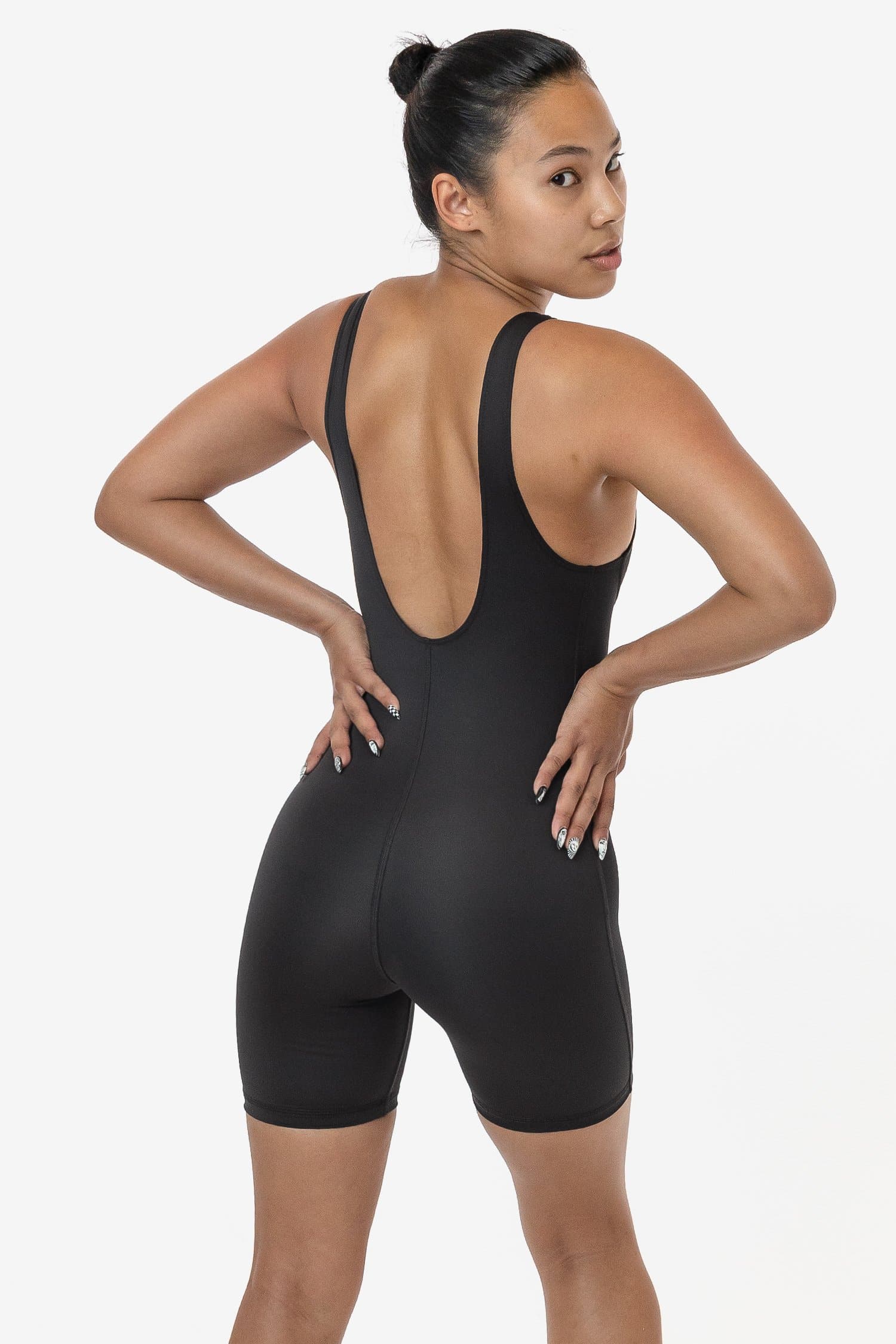 RPL352 Poly Interlock Bra Tank Workout One Piece Los Angeles Apparel