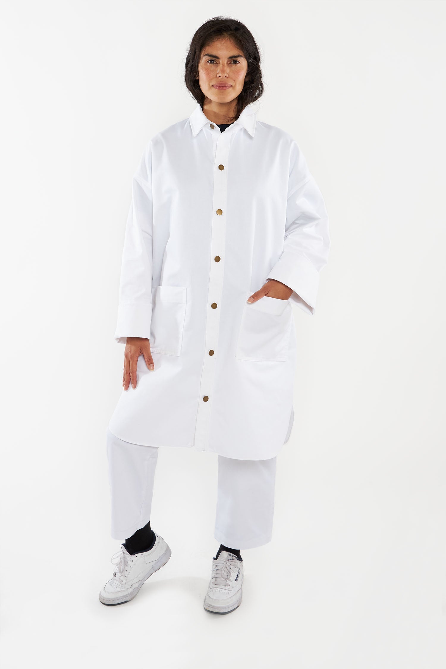 Superior Uniform Cotton Twill Knee-Length Lab Coats, Quantity: Each of 1