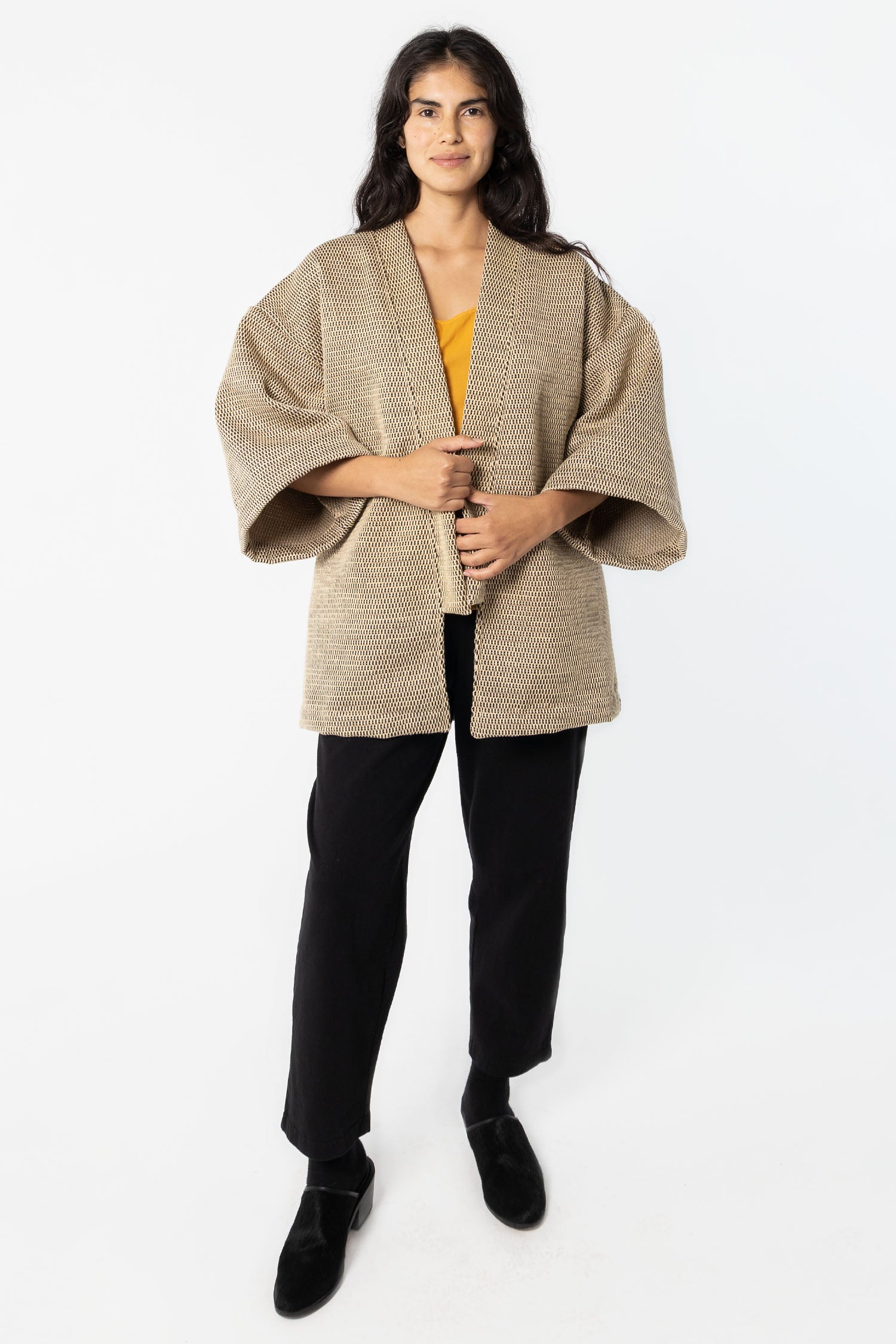 RUPH01 - Jacquard Kimono Jacket – Los Angeles Apparel