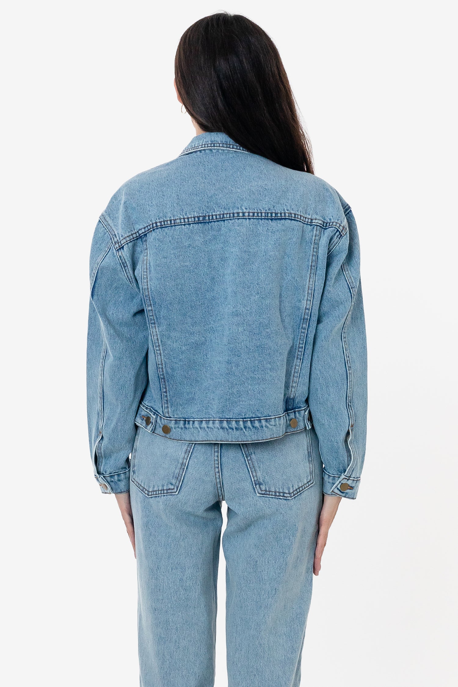 Cropped jean jacket, Blue - Sisley
