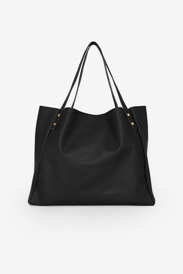 RLH3406 - Monochromatic Leather Shopping Bag – Los Angeles Apparel
