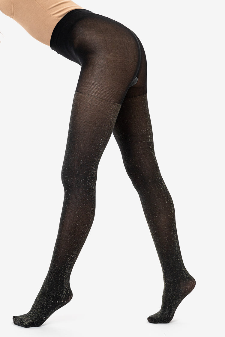 Black Sparkly Large Fishnet Tights for Women Mesh Tights Available