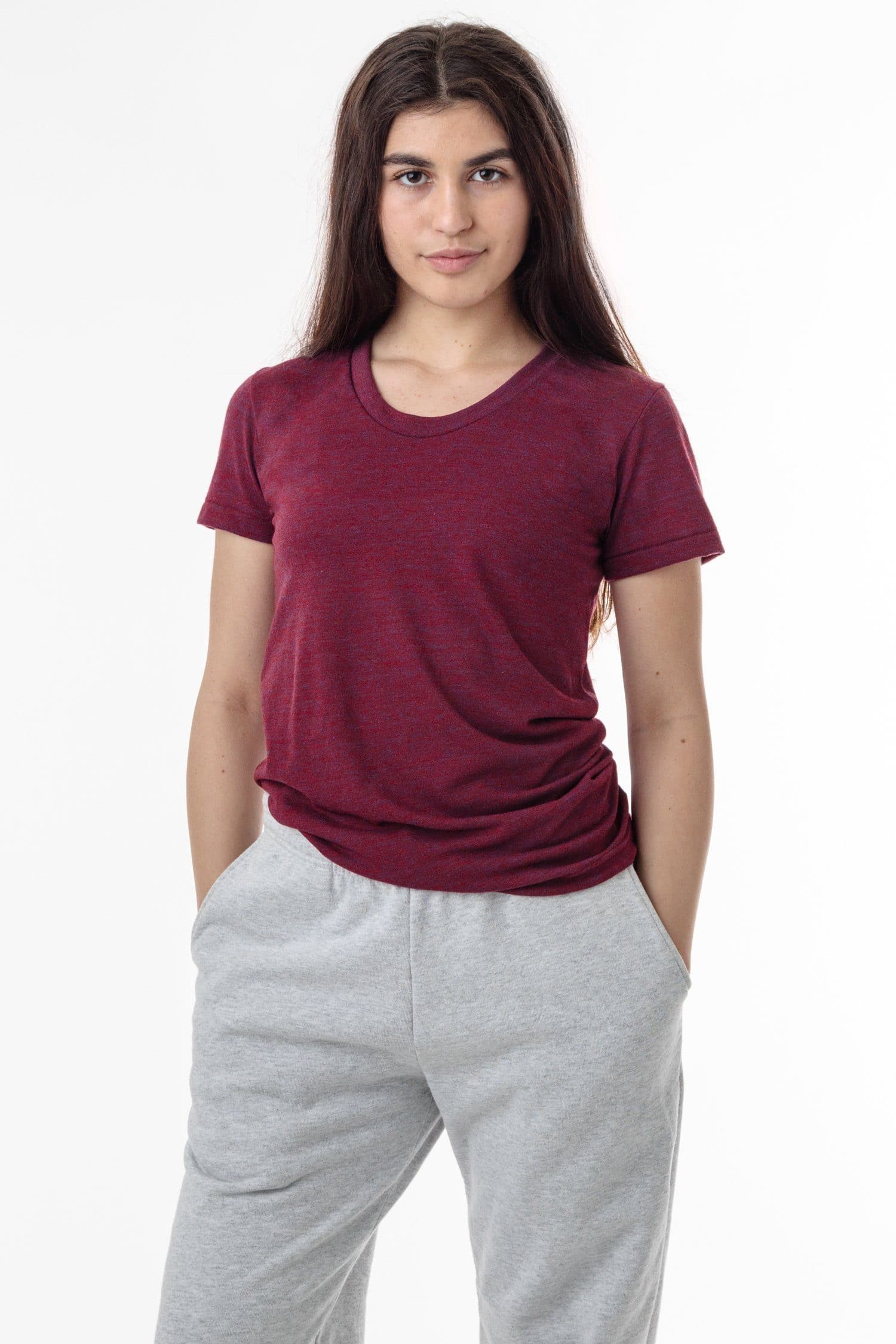 Women’s Teal- Lantic Performance Fit Tri-Blend T-Shirt