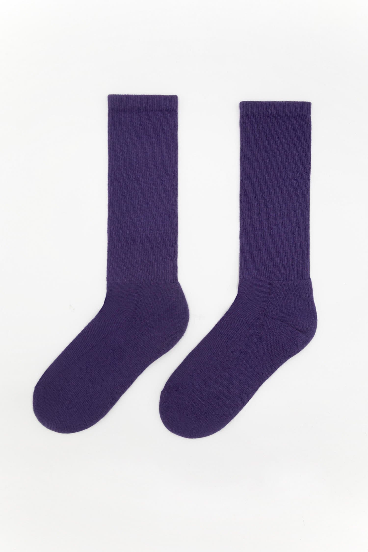 Diagonal Monogram Socks (Purple / Beige) – Pas Une Marque ®
