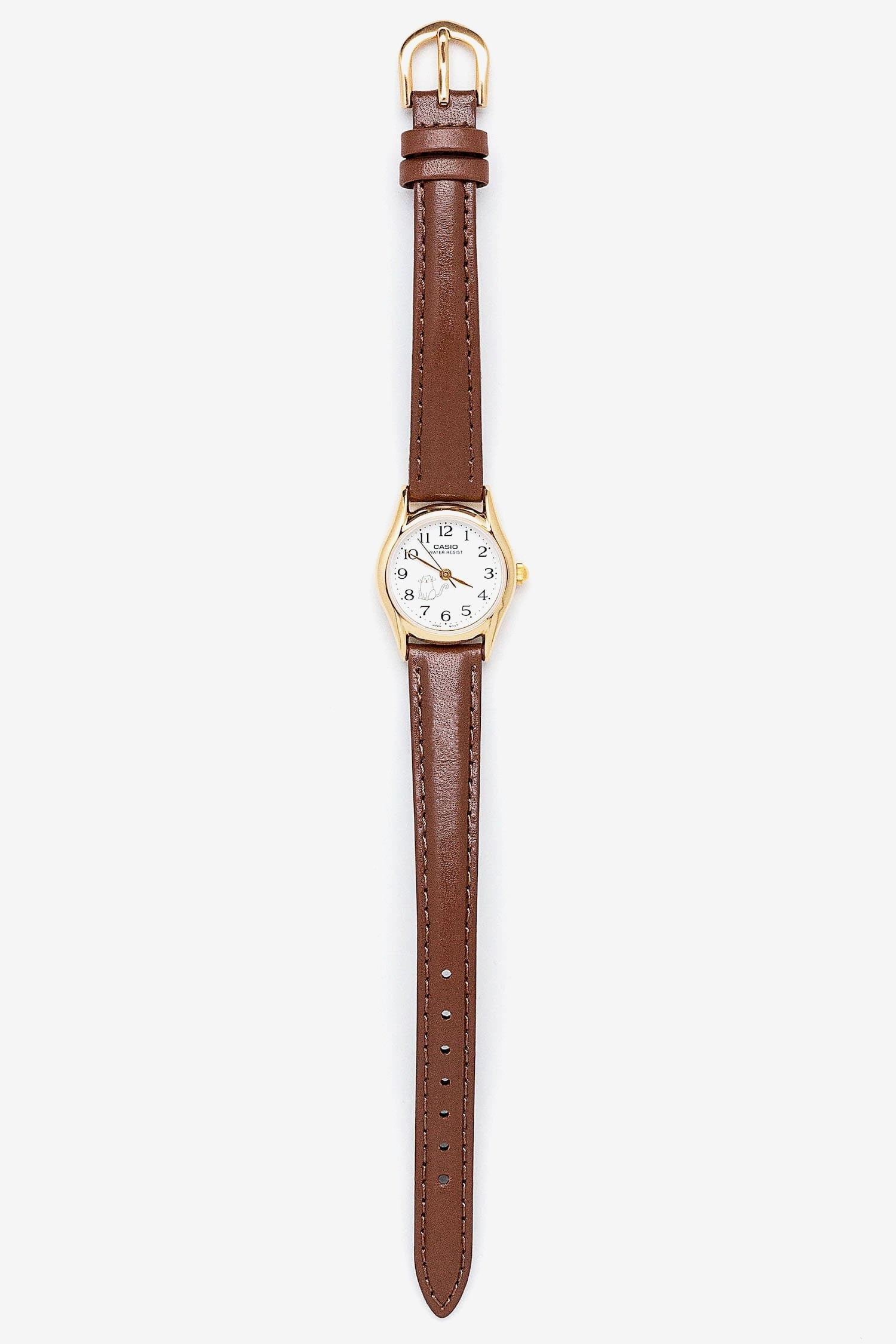 WCHAMEOW Casio Women's Cat Leather Watch - Main Image