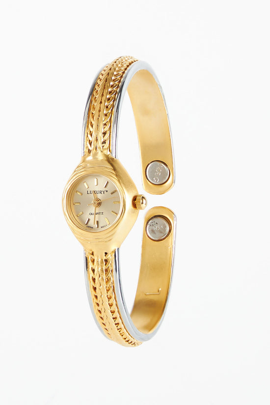 WCHRSILGO - Women's Gold Bracelet Watch – Los Angeles Apparel