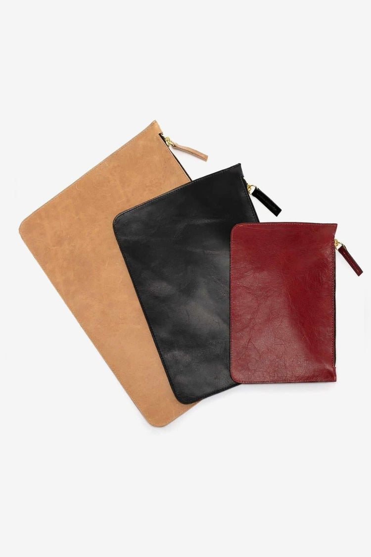RLH3411 - Small Leather Zip Pouch