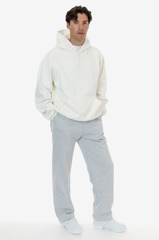 Los Angeles Apparel | Heavy Fleece Hooded Pullover Sweatshirt for Men in Navy, Size 2XL