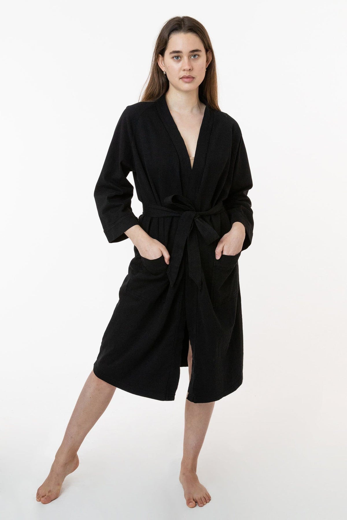 Heavyweight Robe 1247GD - Women's Heavy Jersey House Robe – Los Angeles Apparel