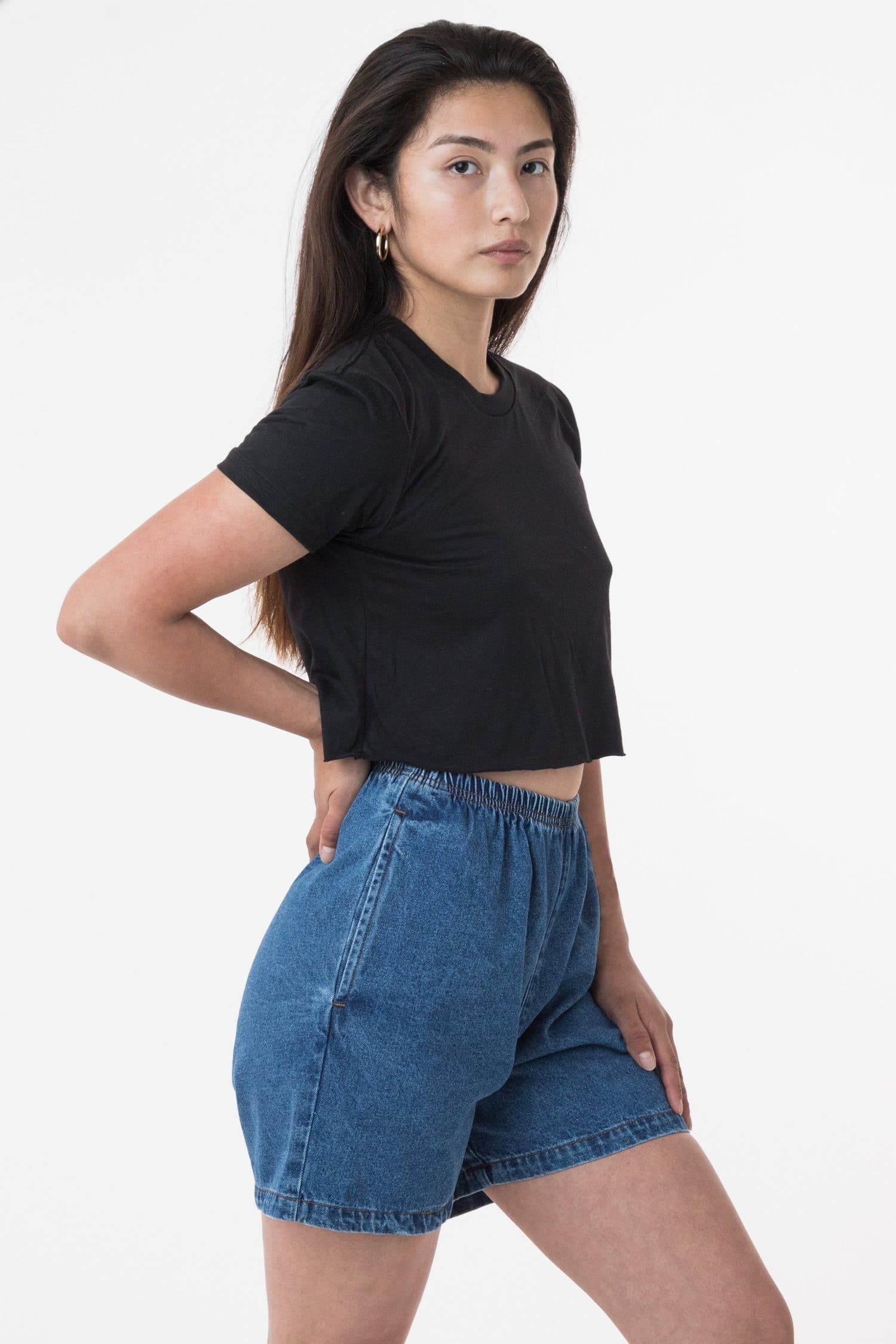 23302 - Fine Jersey Crop Top – Los Angeles Apparel