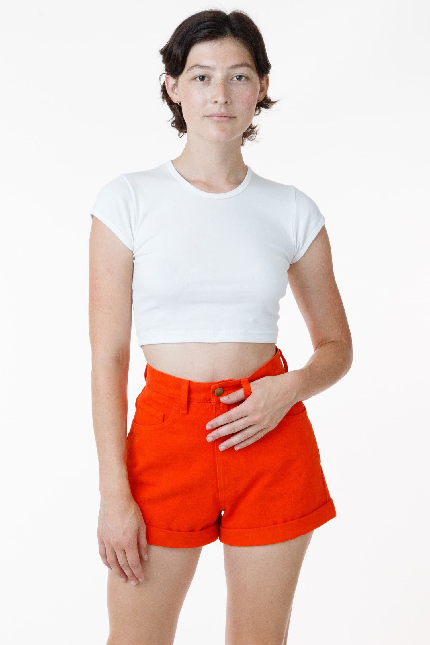 Vintage Levi's acid wash Orange Tab cut-off denim shorts · Size 8 slim –  Motor City Minis