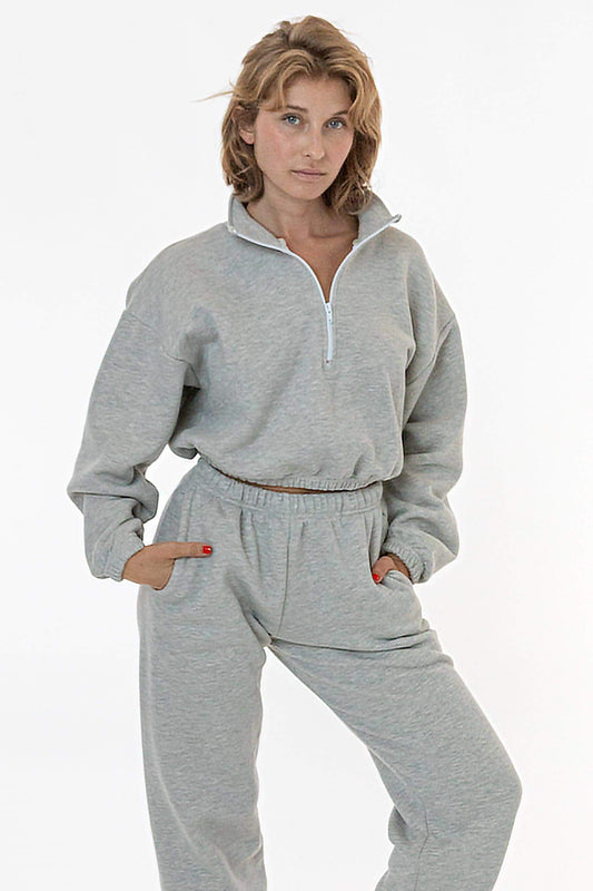SWEAT SUITS WITHOUT HOOD COTTON GRAY SIZE-LL - IMPA 110208