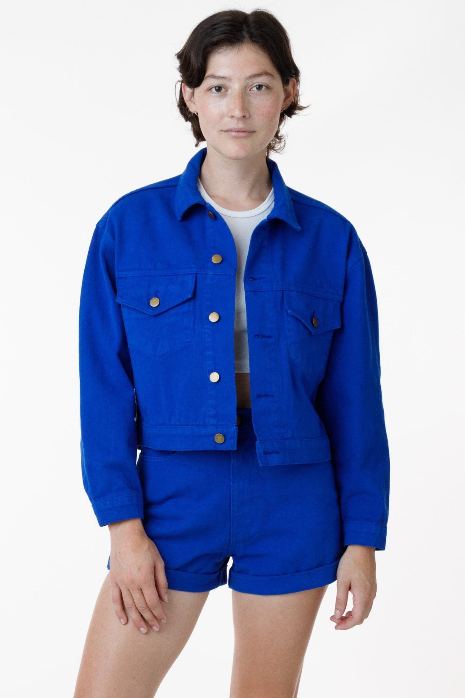 Cobalt blue sale denim jacket