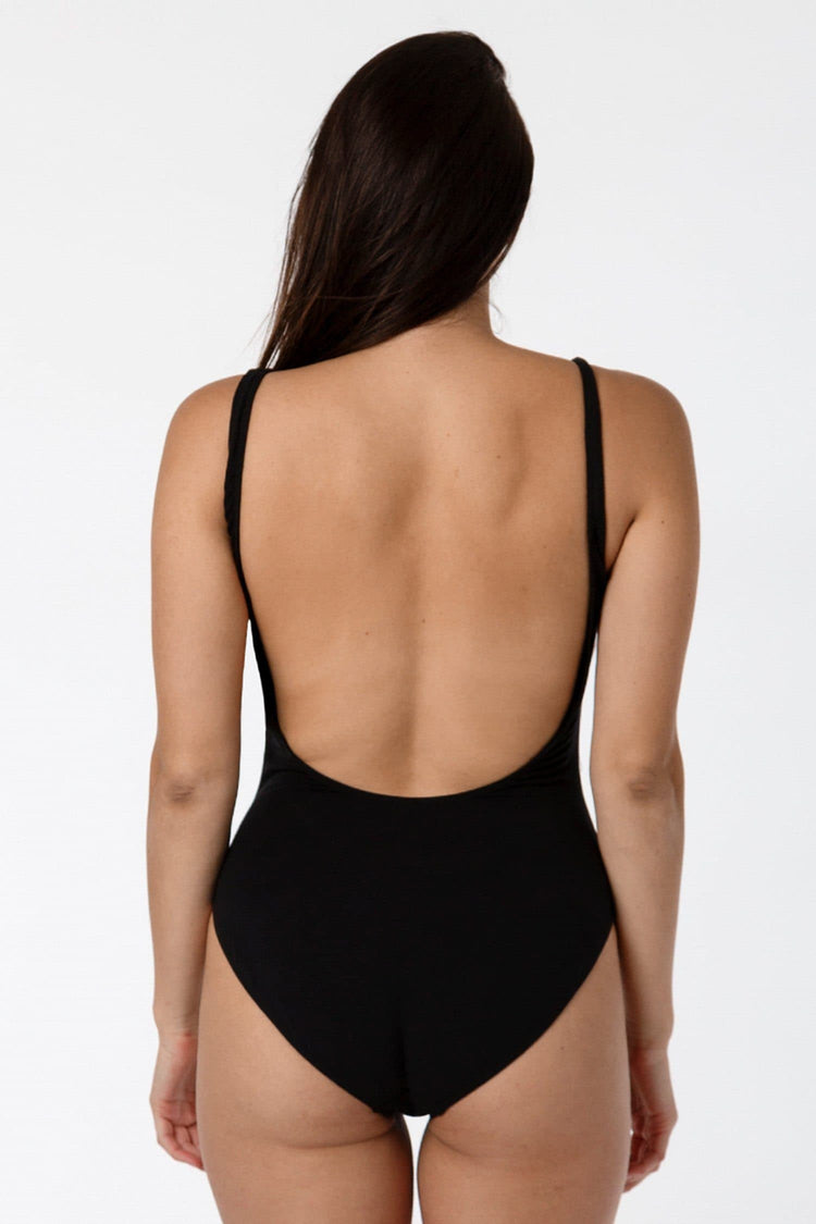 Los Angeles Apparel - The Tank Thong Bodysuit. That's Los Angeles Apparel.  Our B310GD High Cut Garment Dye Tank Thong Bodysuit is a styling essential  and pairs perfectly with our high waisted