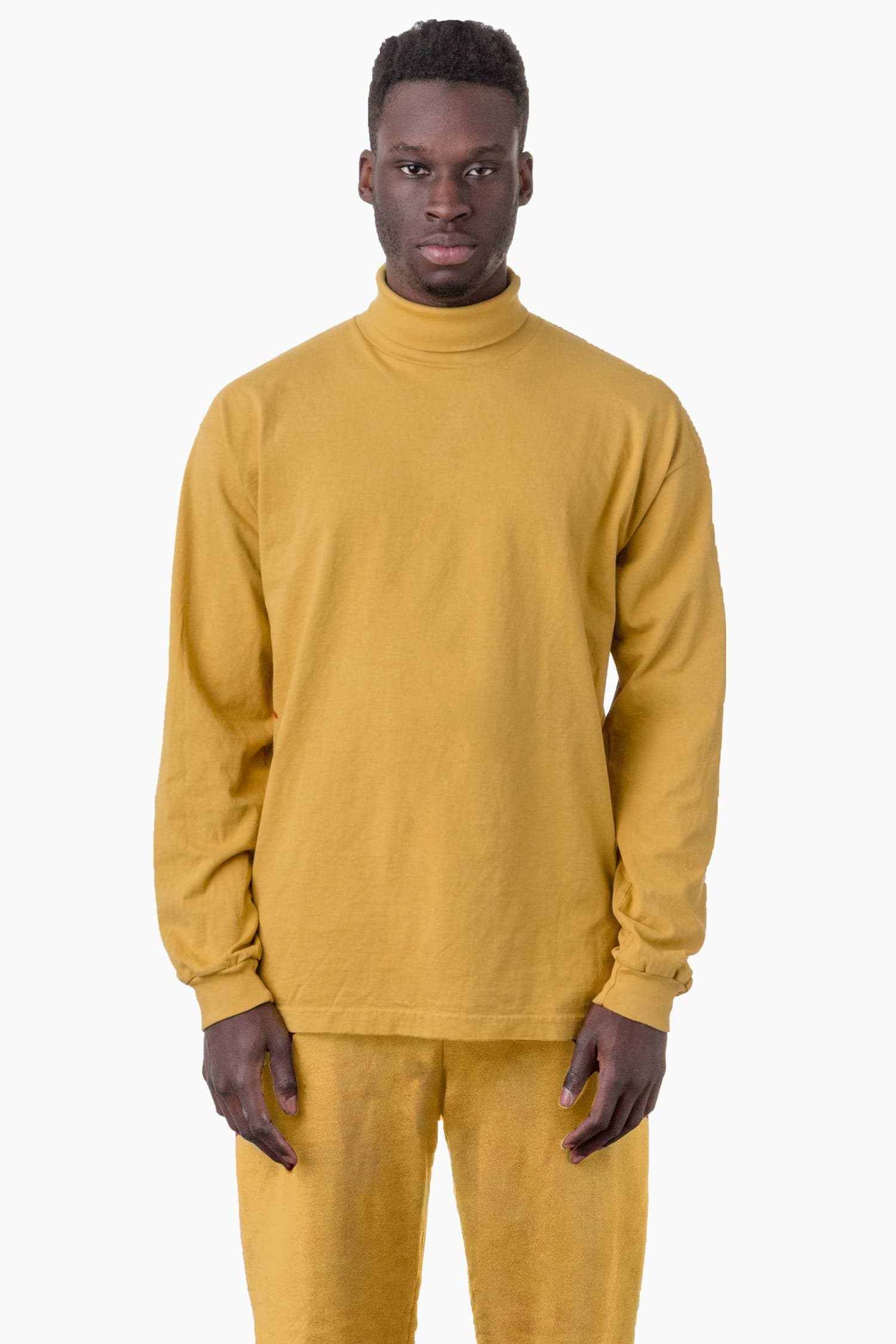 1811GD Unisex - Long Sleeve Garment Dye Turtleneck