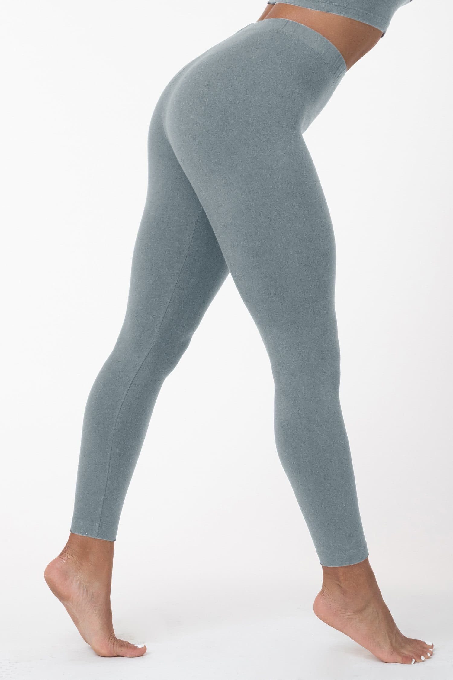 83216GD - Garment Dye Cropped Legging – Los Angeles Apparel