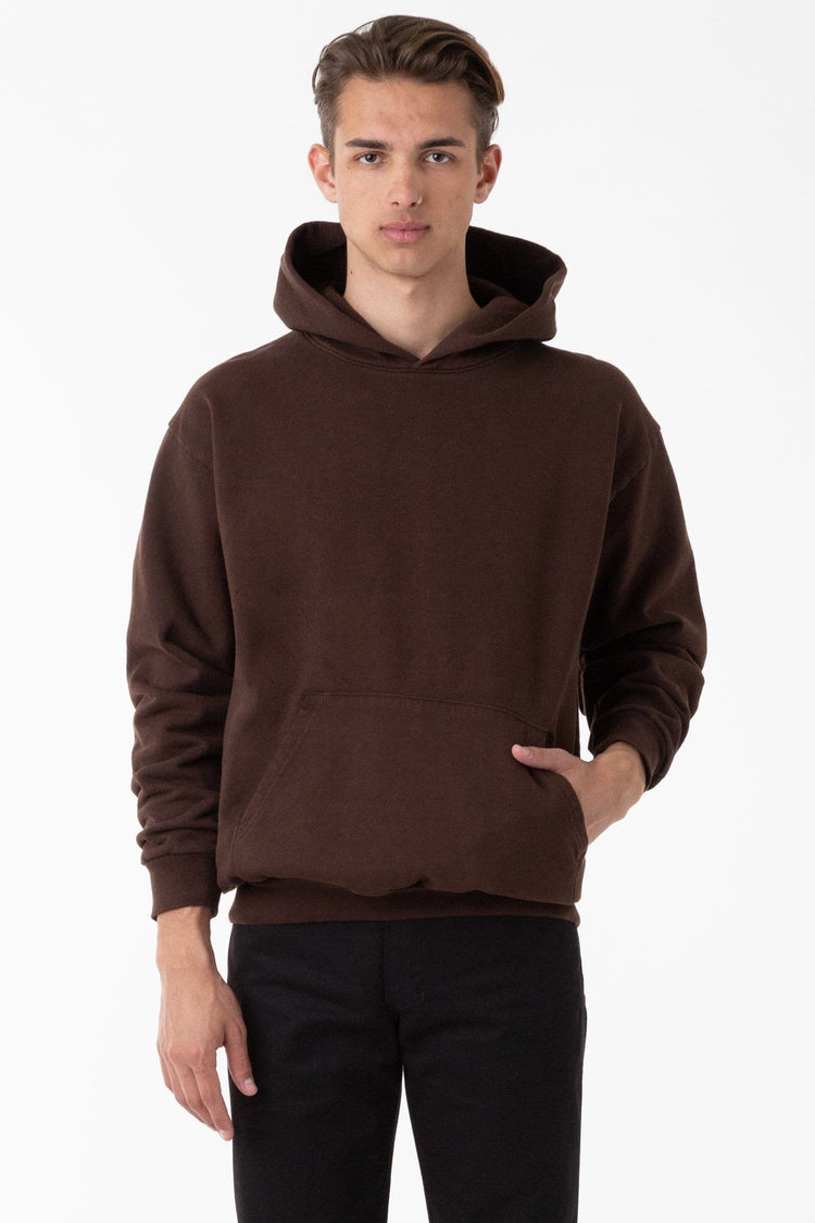 Los Angeles Apparel | Heavy Fleece Hooded Pullover Sweatshirt for Men in Navy, Size 2XL