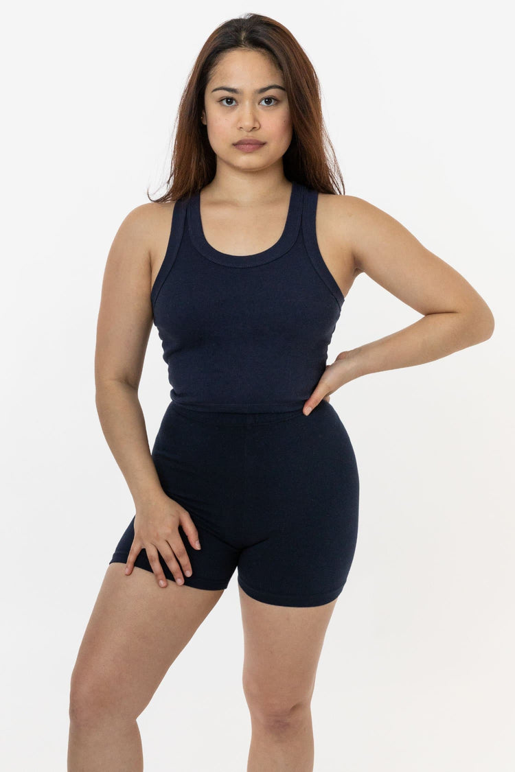 Little Rib Tank In Black by HEROINE SPORT at ORCHARD MILE