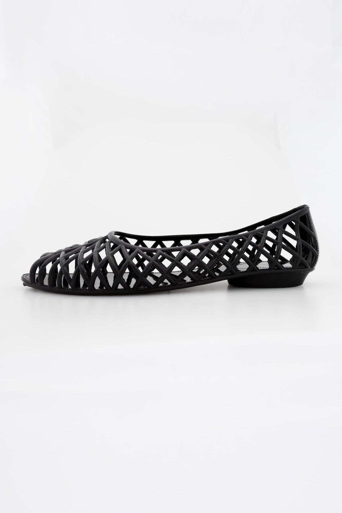 Black Jelly Flats from Los Angeles Apparel
