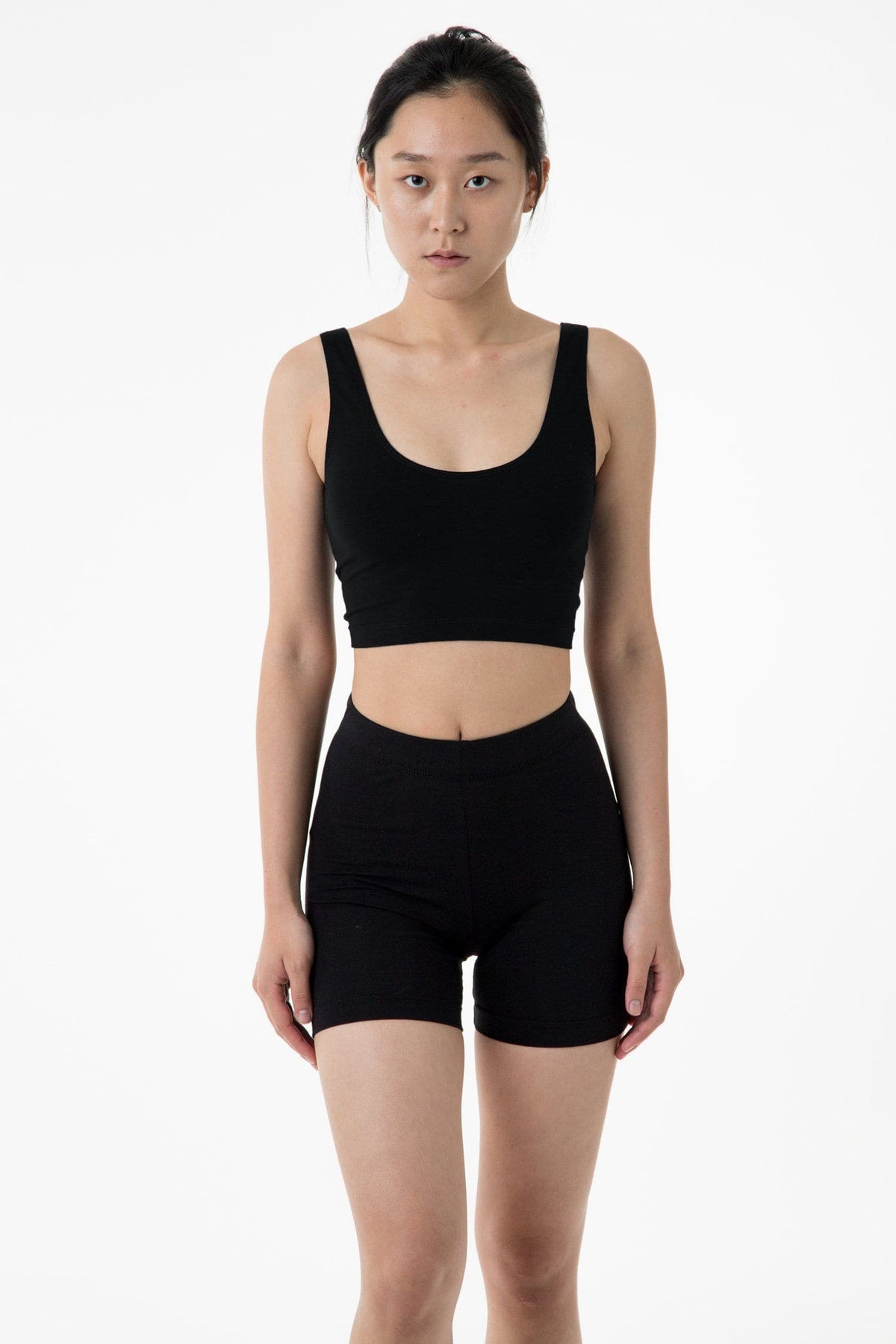 Cotton Spandex Bike Shorts from Los Angeles Apparel