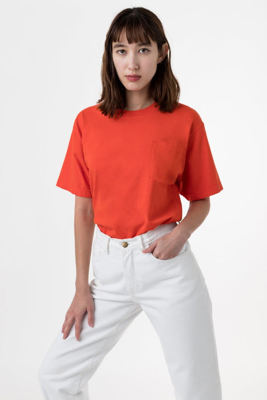 1809GD Mix - Short Sleeve Garment Dye Pocket T-Shirt – Los Angeles Apparel