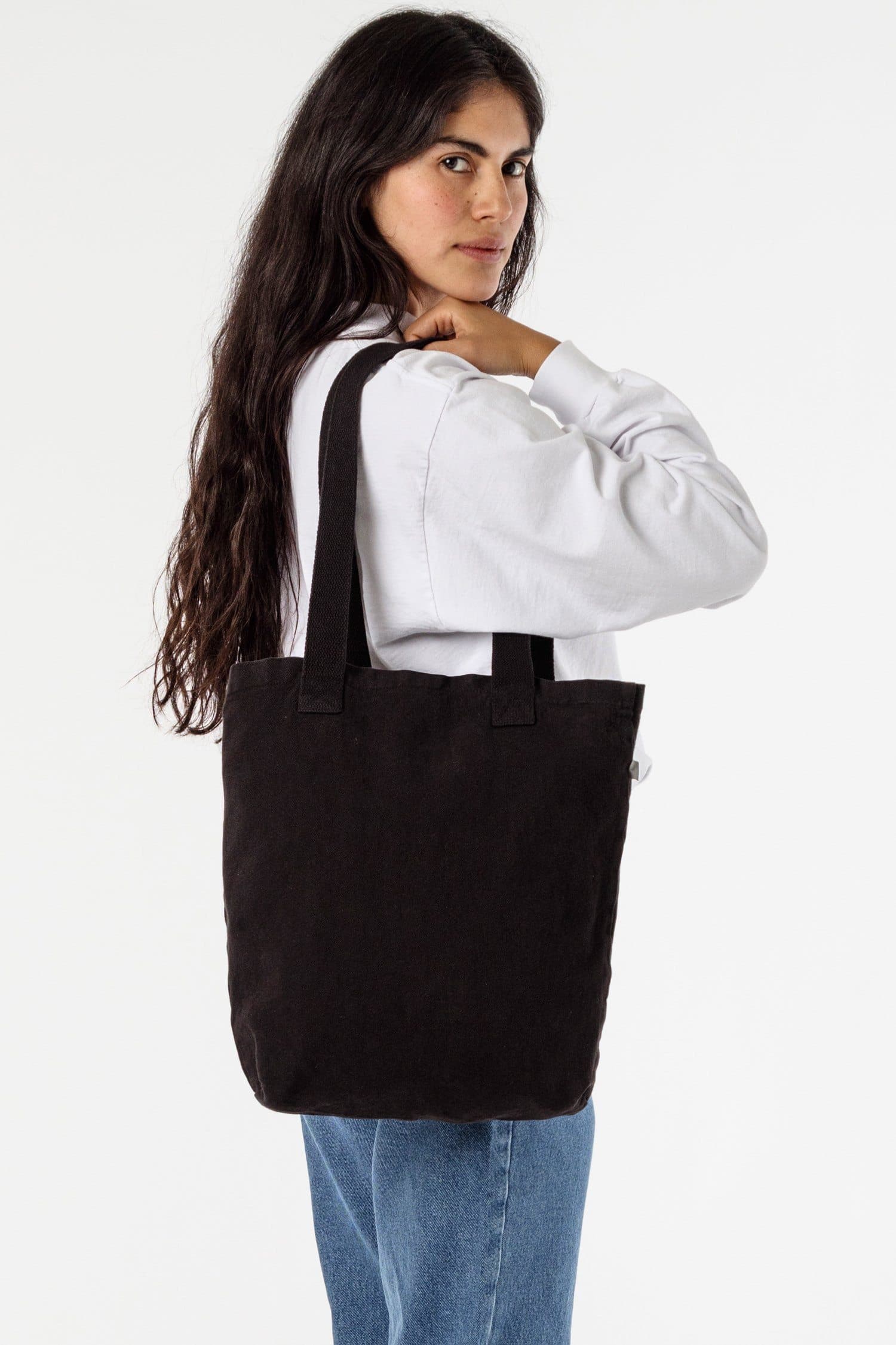 Black denim tote bag Clearance