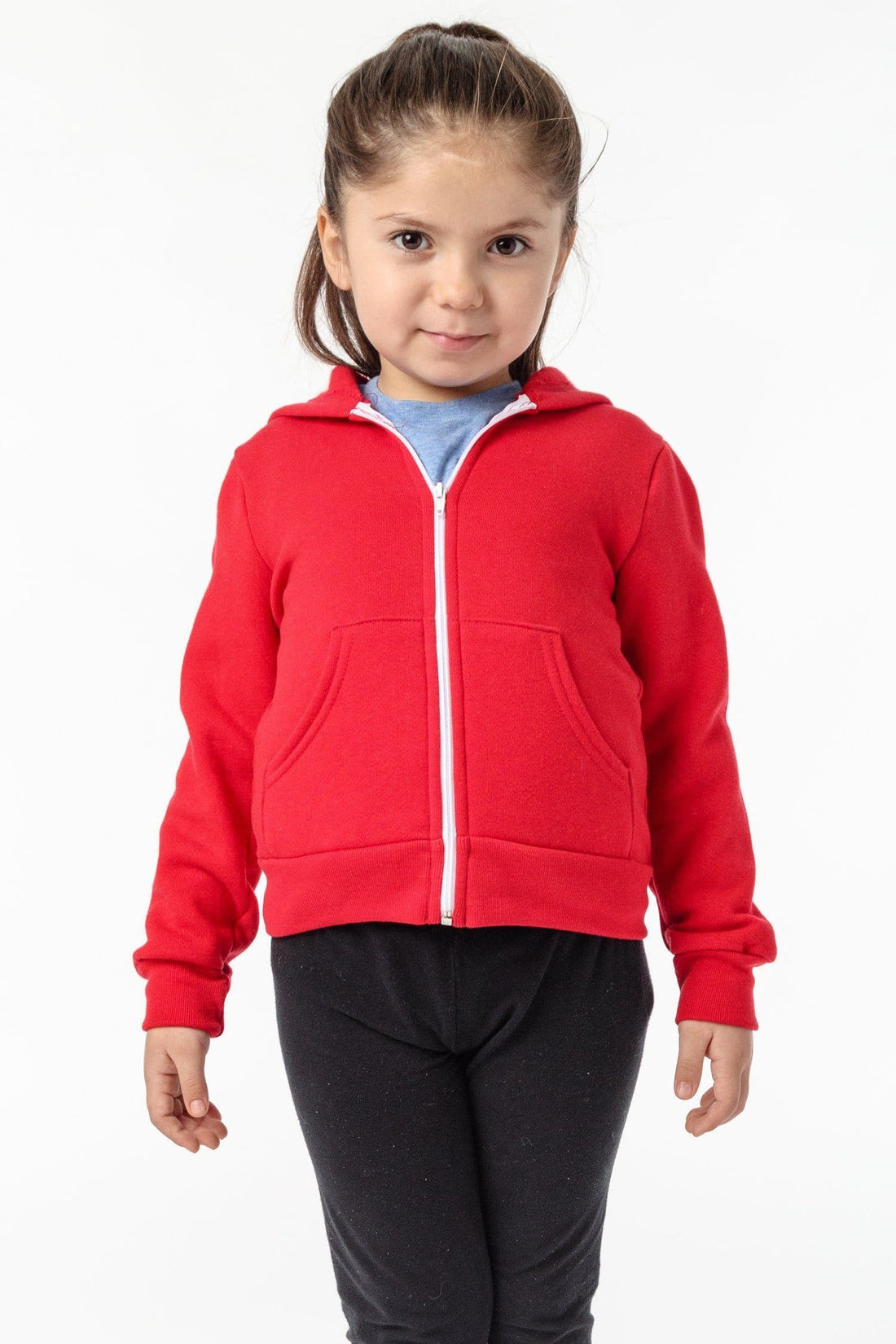 F1097 - Toddler Poly Cotton Zip Hoodie – Los Angeles Apparel