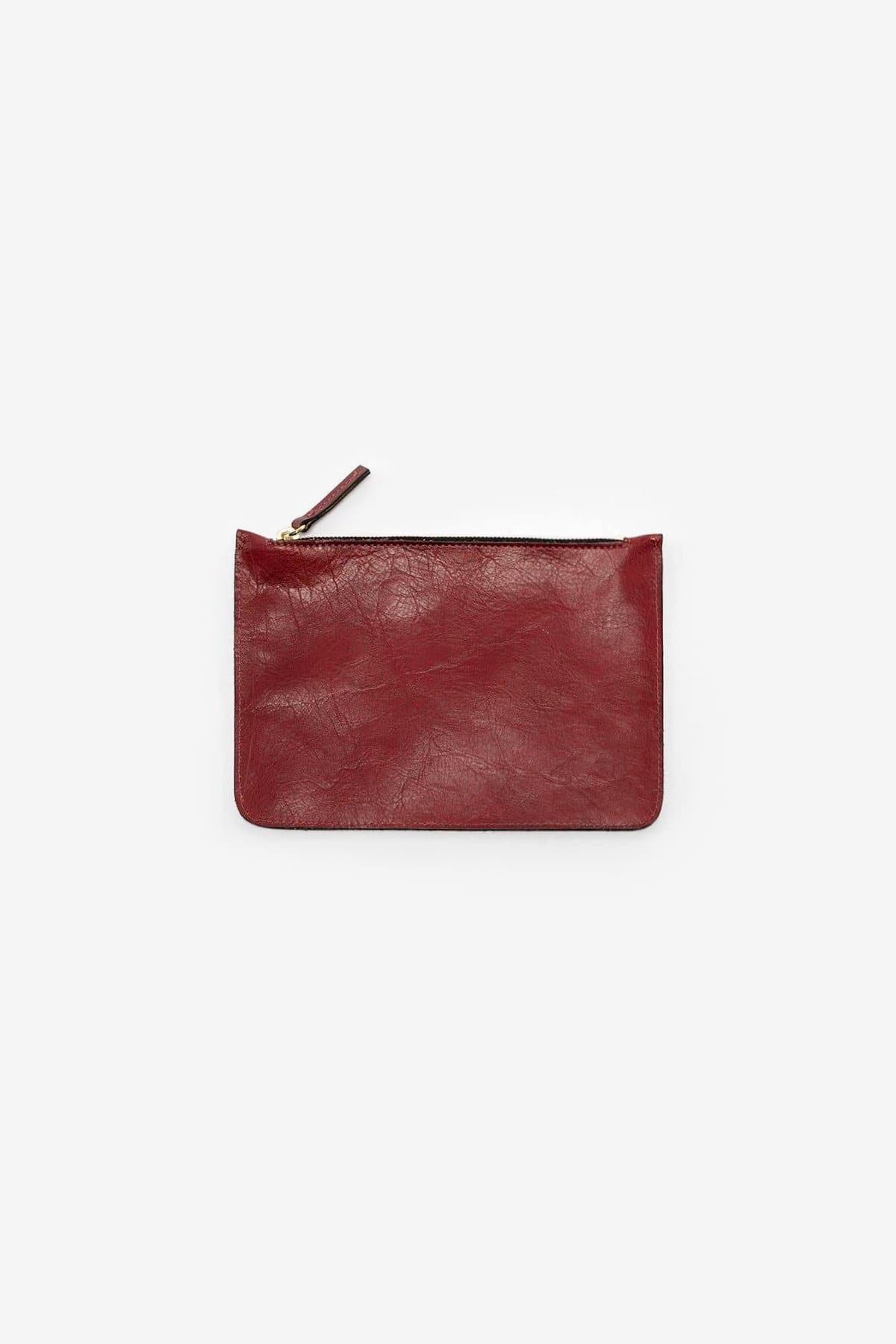 RLH3411 - Small Leather Zip Pouch – Los Angeles Apparel