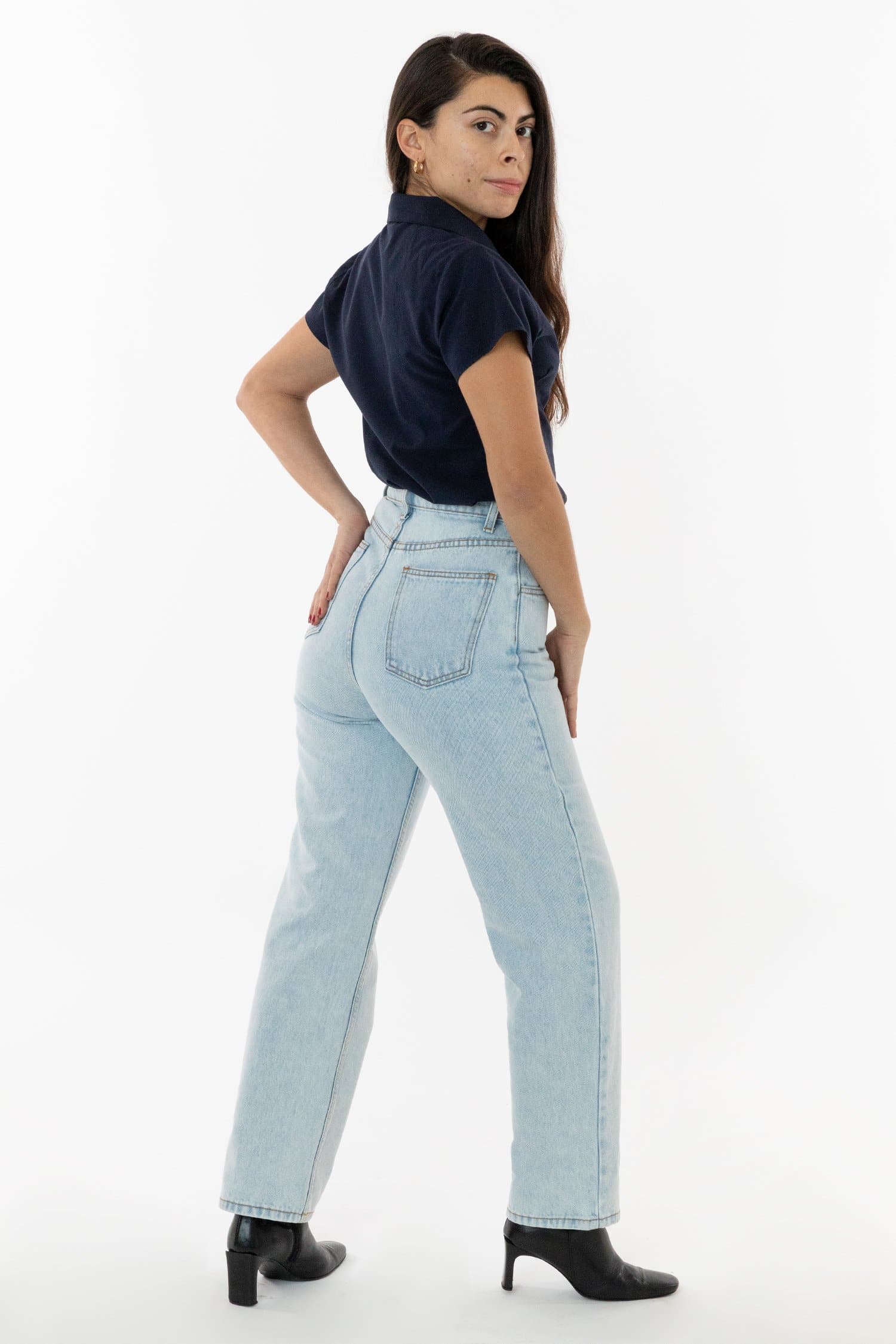 RDNW08 - Straight Leg High Waisted Jean – Los Angeles Apparel