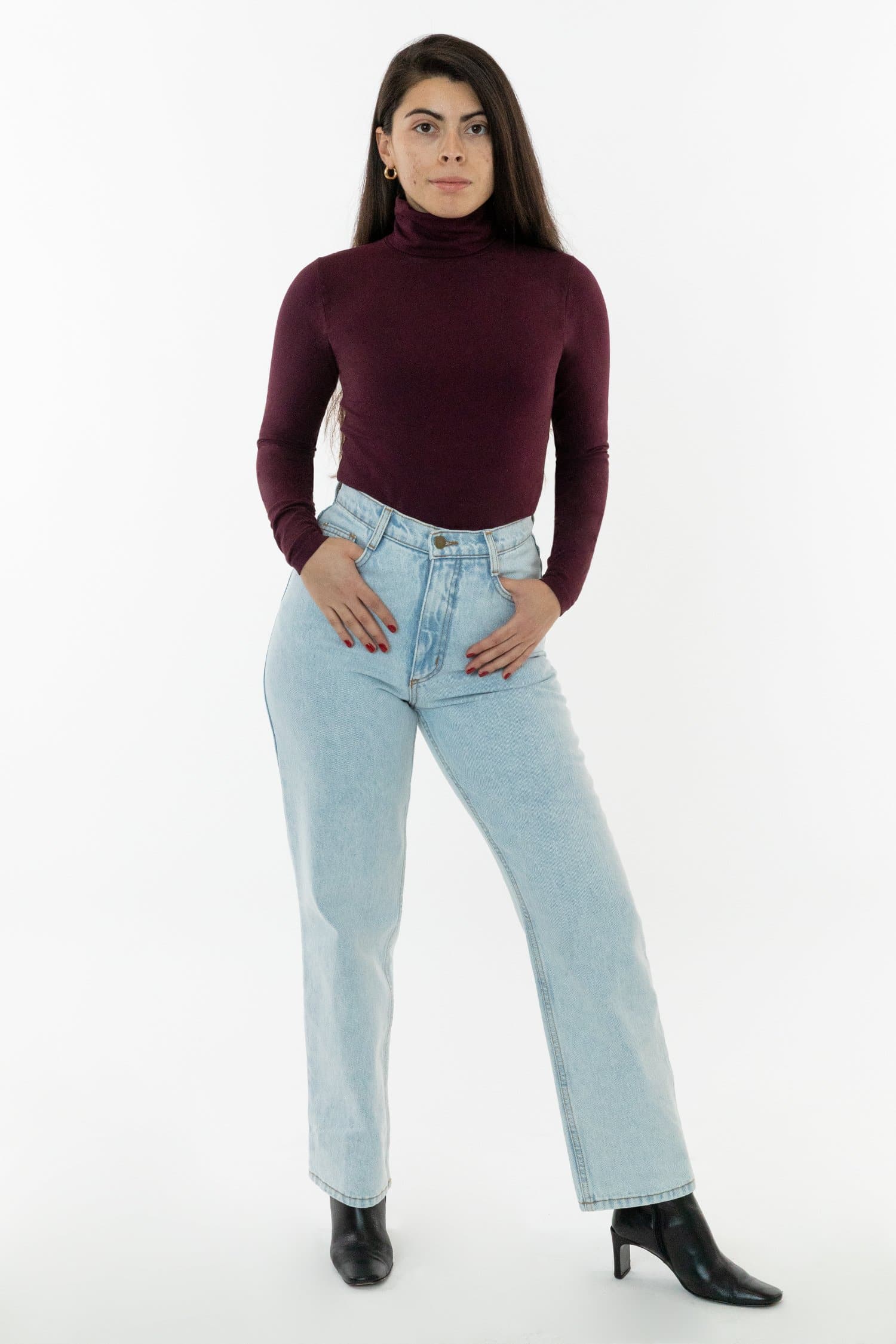 Women's High Waisted Jeans - Straight Leg Jeans - LOVALL