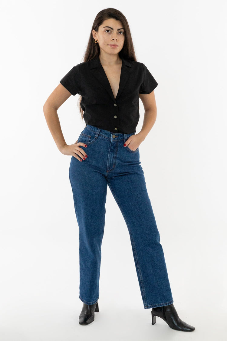 RDNW701 - High Waisted Tapered Jean – Los Angeles Apparel