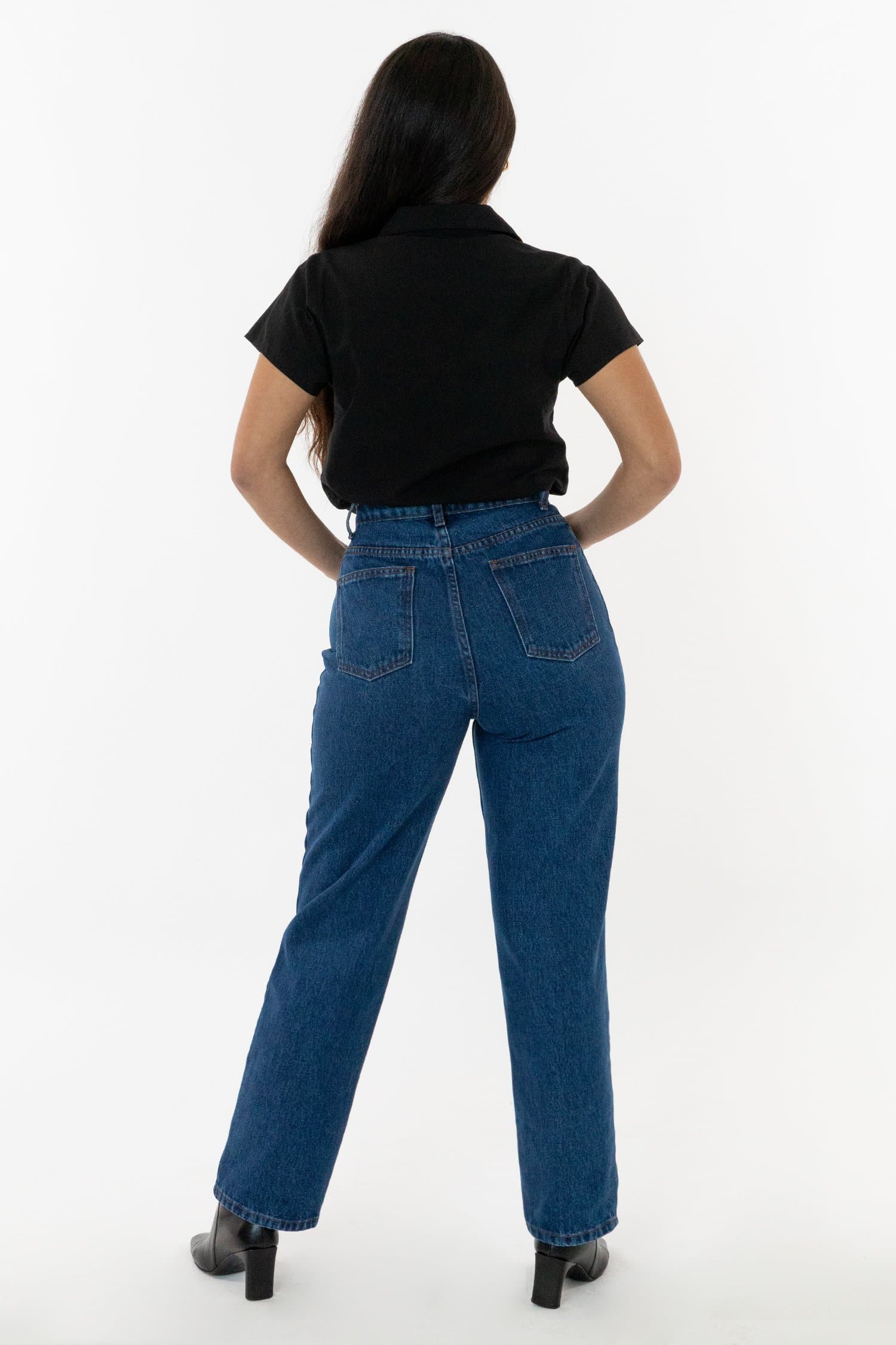 RDNW08 - Straight Leg High Waisted Jean