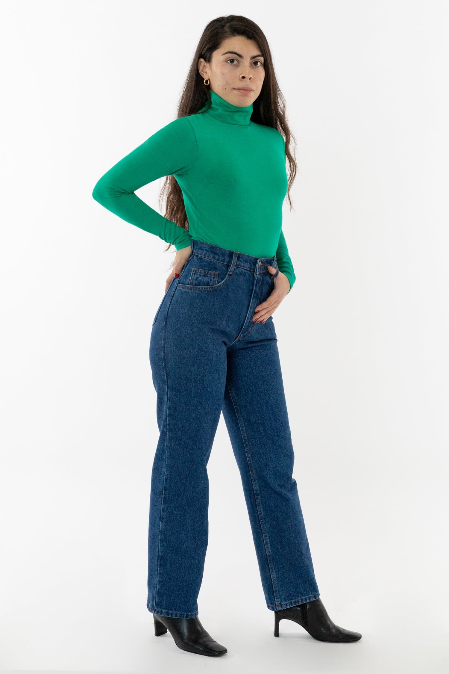 RDNW08 - Straight Leg High Waisted Jean