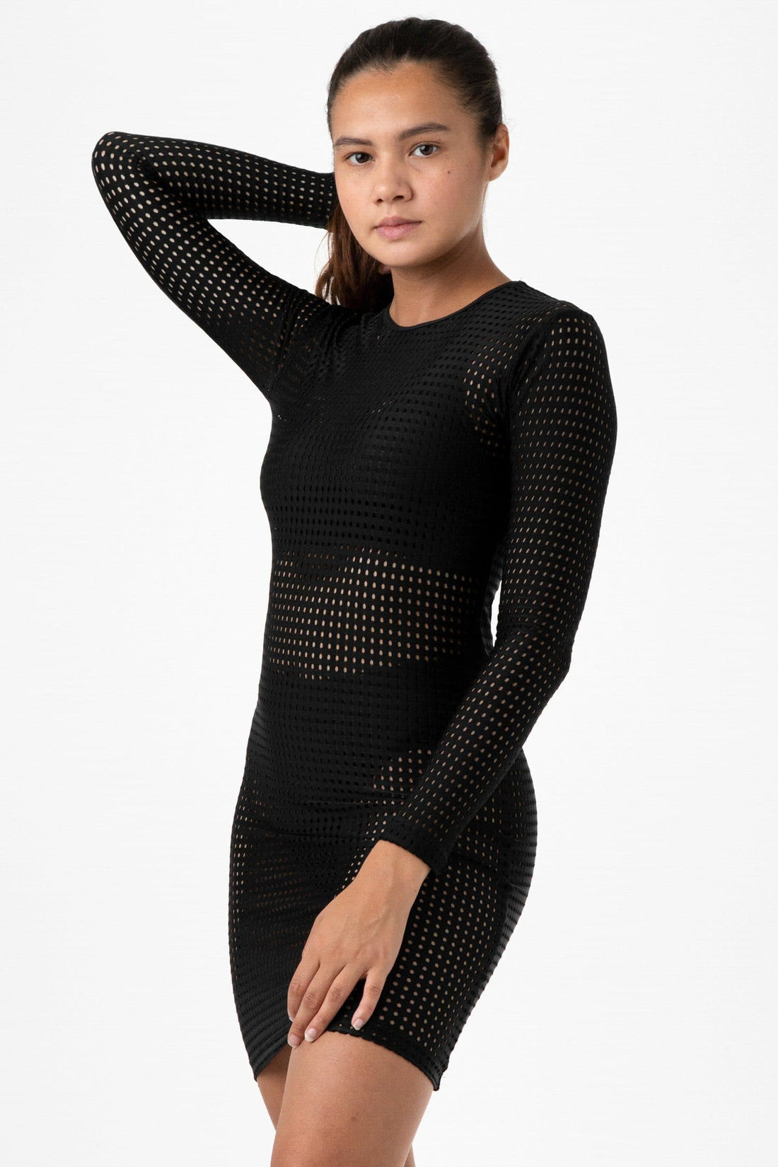 mesh full sleeve dress RNS309