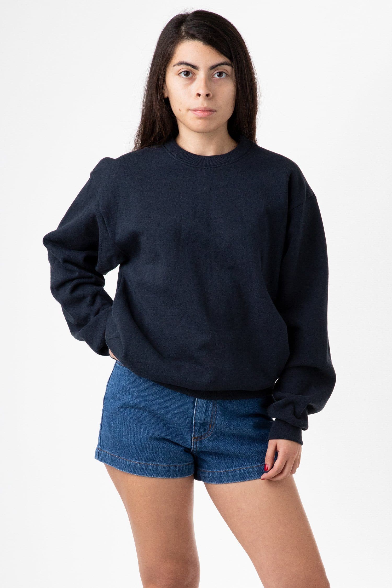 HF-07 Unisex - 14oz. Heavy Fleece Pullover Crewneck Sweatshirt