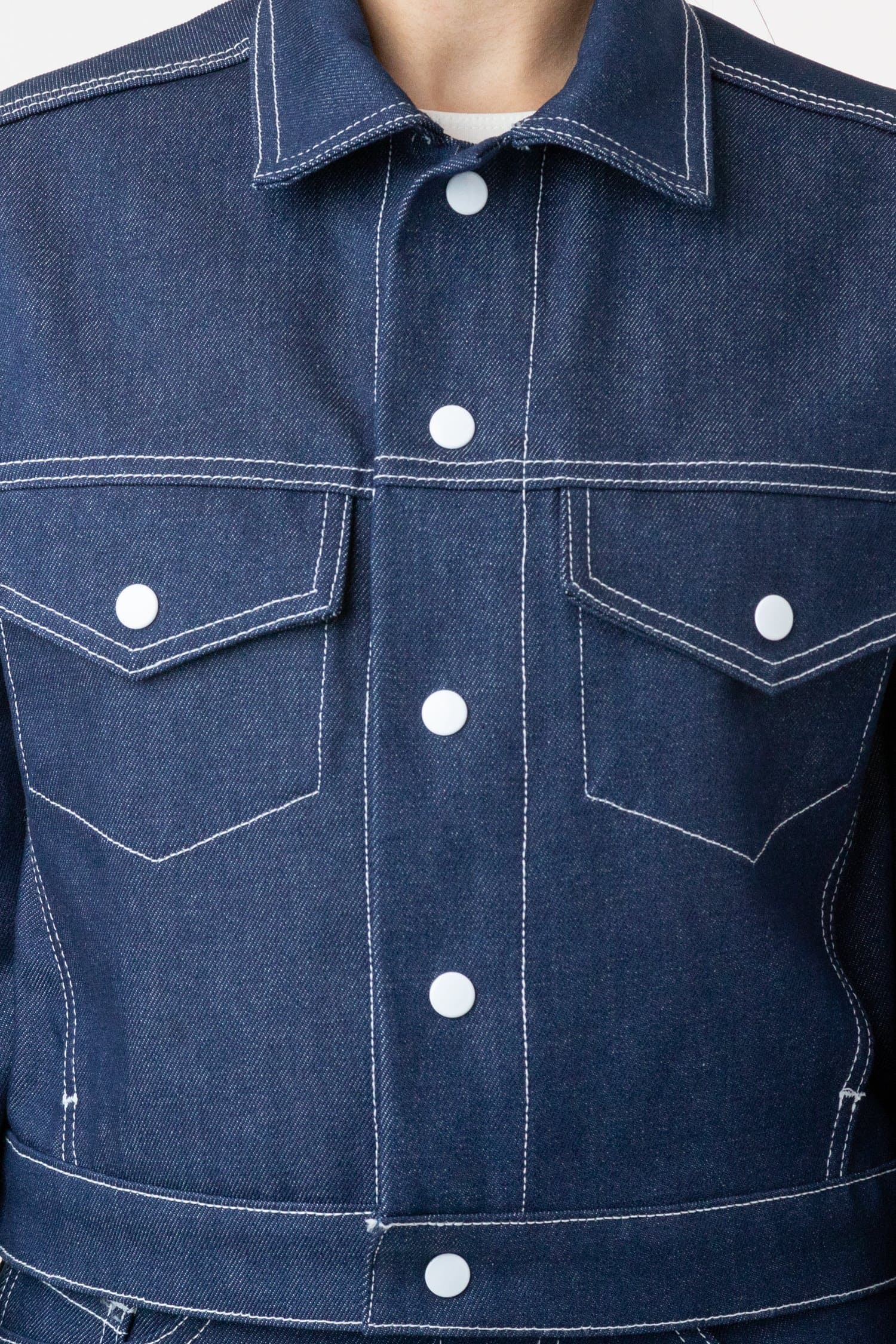 Acne Studios Indigo Blue Oversized Fit Denim Jacket