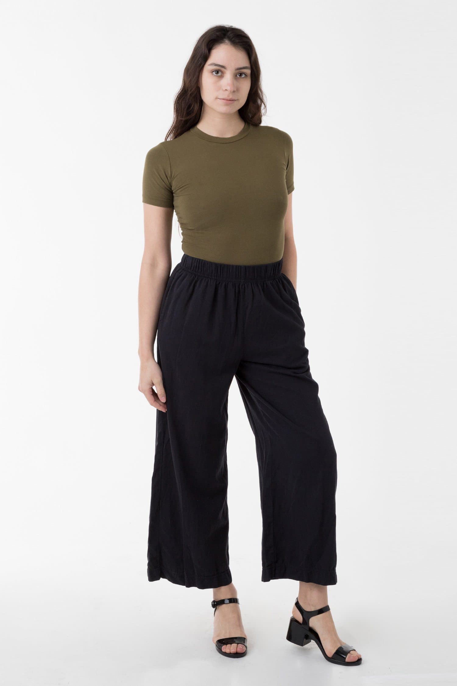 RCT308 - Cotton Twill Wide Pants – Los Angeles Apparel
