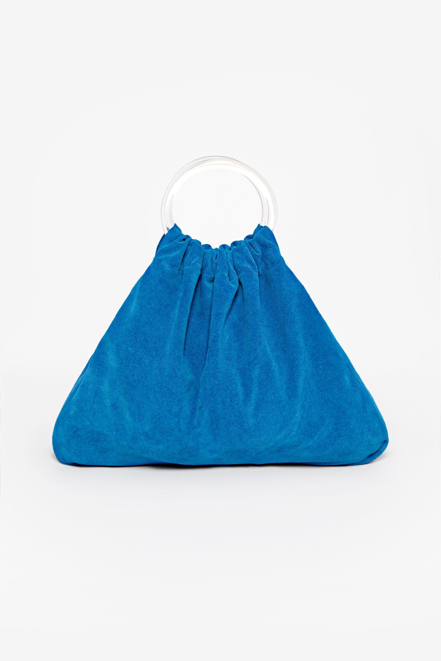 RLH3480 - Suede Acrylic Ring Bag – Los Angeles Apparel