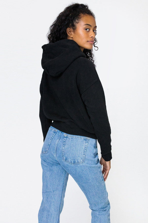 WF369GD - Puffy Heavyweight Fleece Cropped Hoodie – Los Angeles Apparel