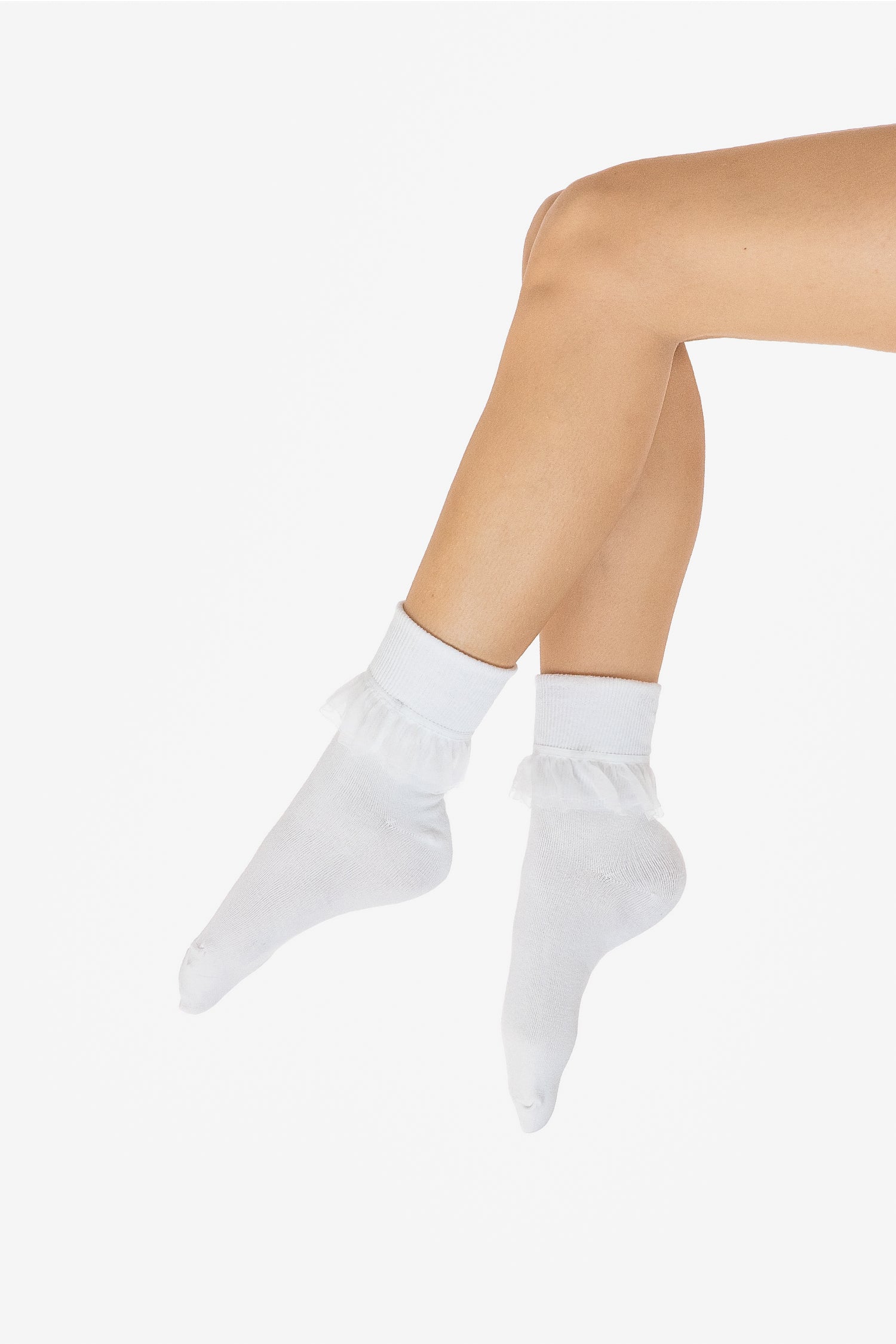 5 Pack Girly Lace Ankle Sock for Women in White Black Size 6 9 by Los Angeles Apparel