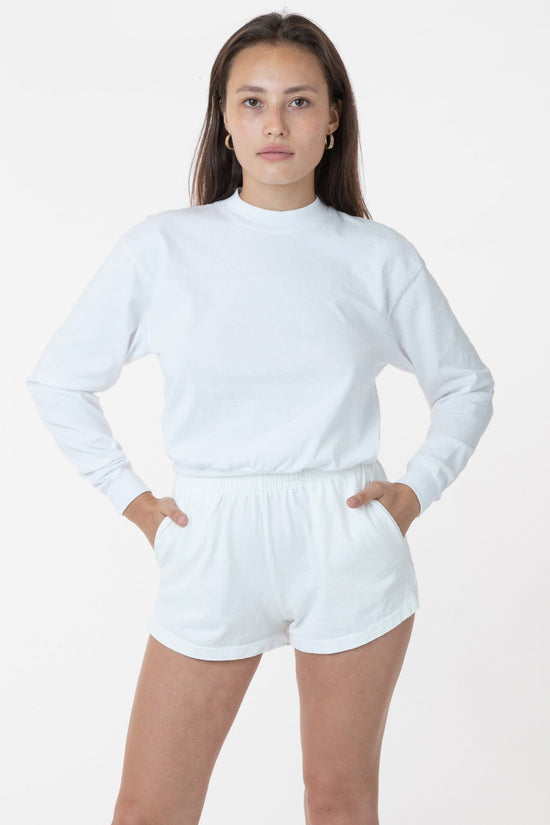 1214GD - Heavy Jersey Garment Dye Short Shorts – Los Angeles Apparel
