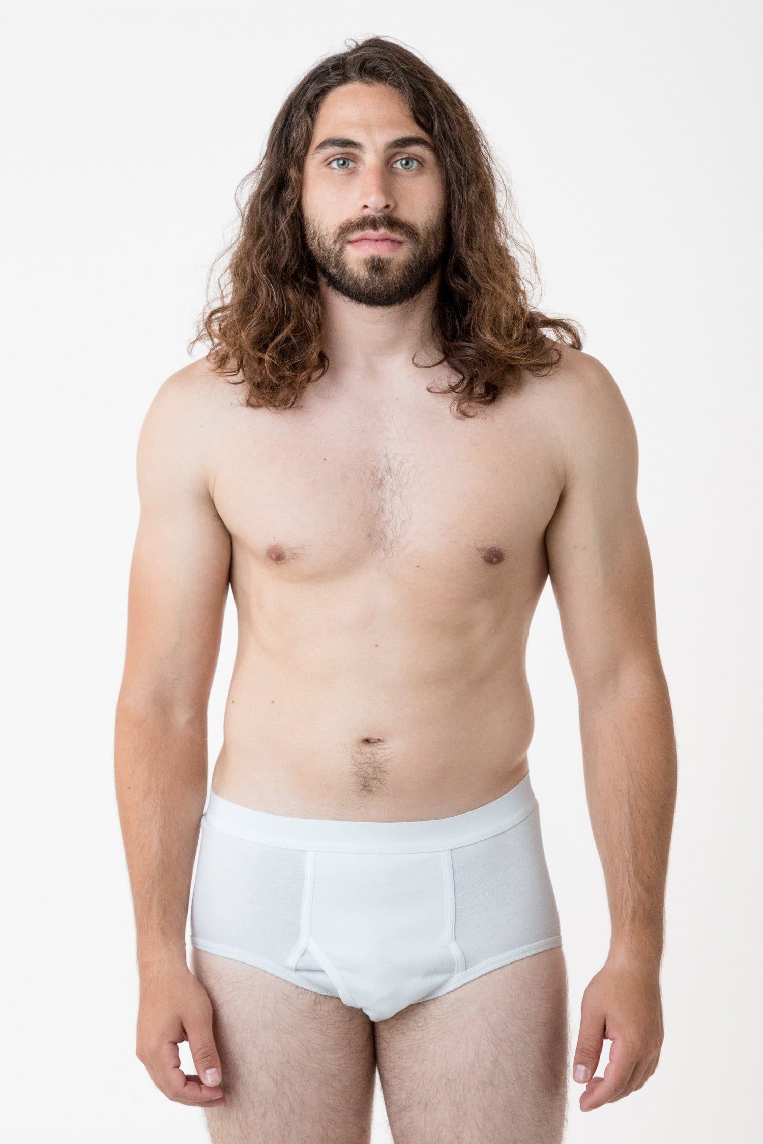 Light Blue Boxer Brief with Flat Band