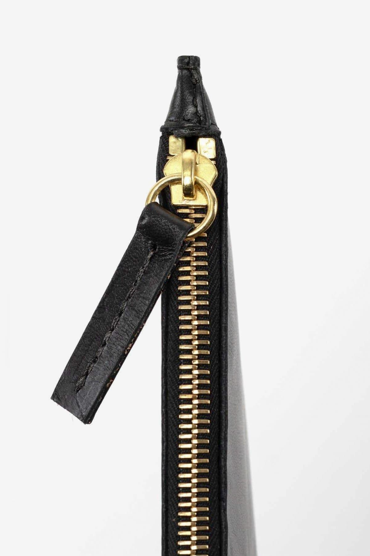 RLH3412 - Medium Leather Zip Pouch – Los Angeles Apparel